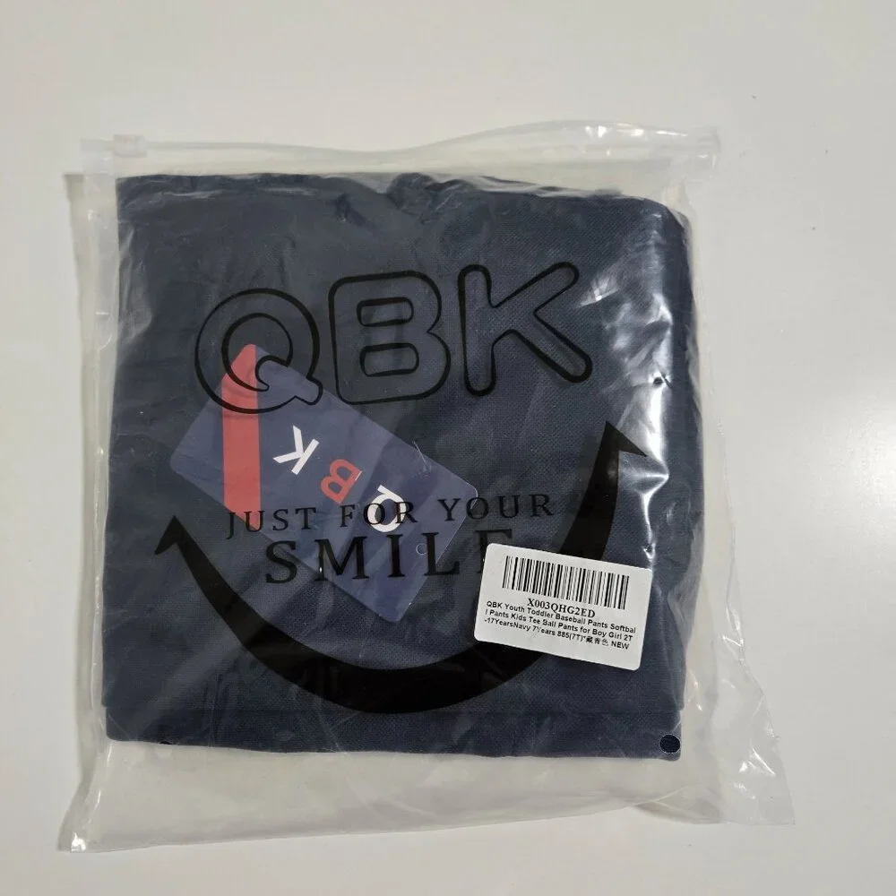 QBK Youth Boys‎ Baseball Pants in Navy - Size 7